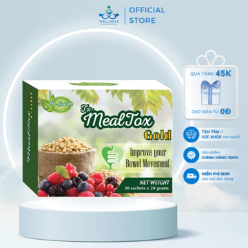 Thực phẩm bảo vệ sức khoẻ TH-Mealtox Gold TH-HEALTH hỗ trợ giảm cân, giảm cholesterol, bổ sung chất xơ, tiêu hóa khỏe