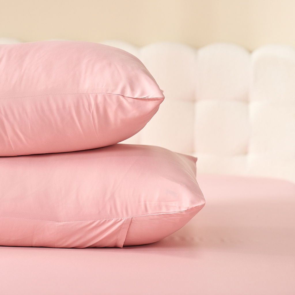 Combo 2 vỏ gối lụa tencel Goodnight Airsilk 5 tone màu pastel 45x65cm