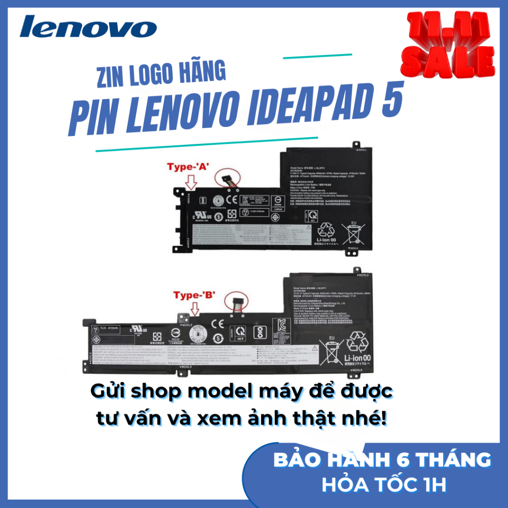 DGTEC L19D3PF3 L19M3PF6 Batterie Pour Ordinateur Portable Lenovo