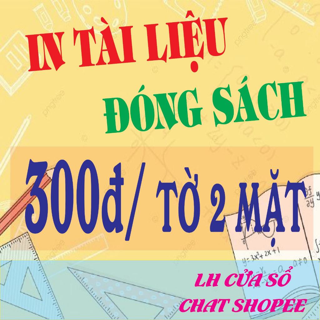 [GIÁ SỐC] Giấy giá rẻ chuyên in tài liệu học tập