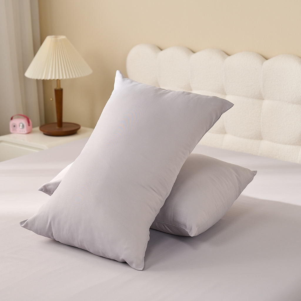 Ảnh vỏ gối lụa tencel Goodnight Airsilk 5 tone màu pastel 45x65cm 4