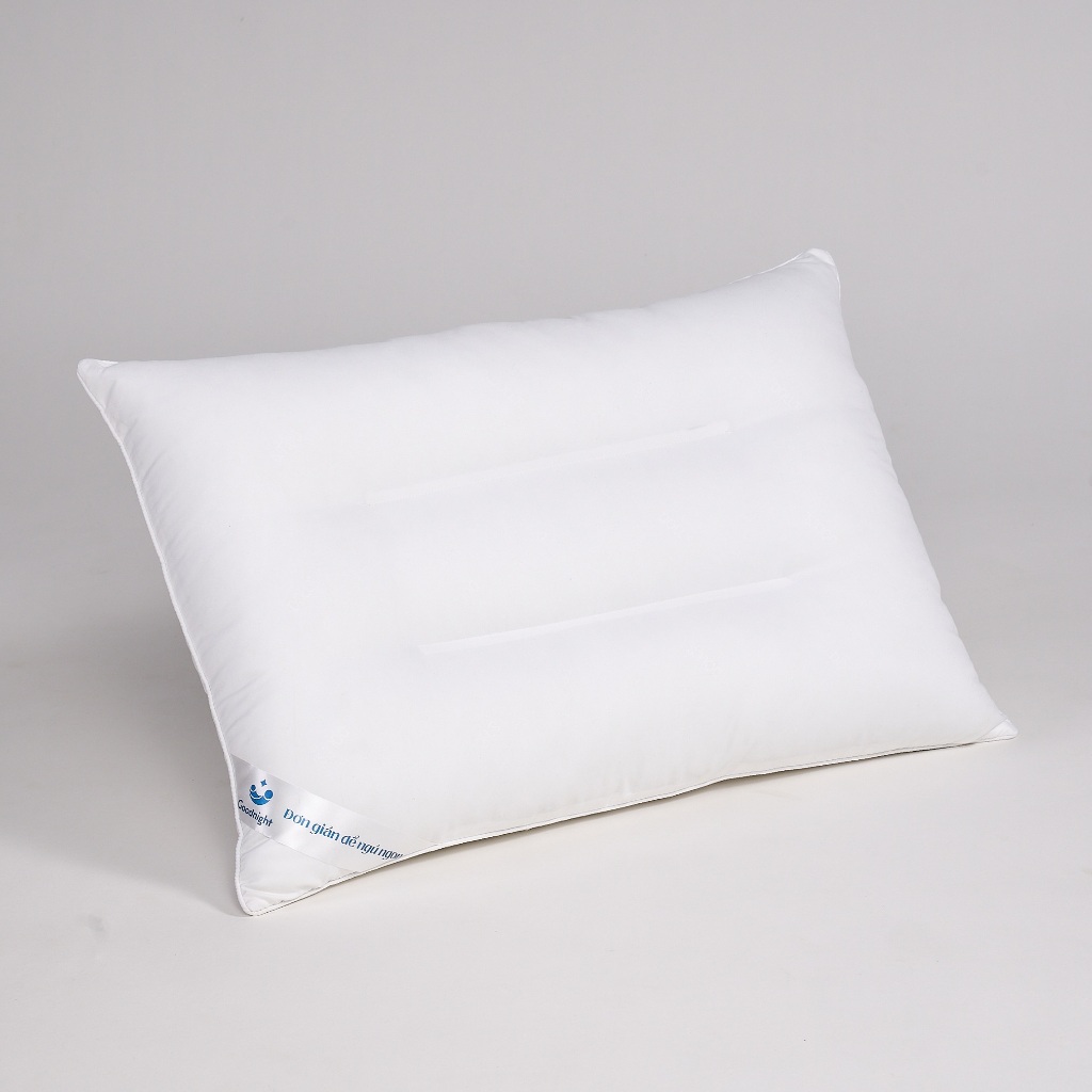Ảnh Combo 2 gối lông vũ định hình Goodnight Mochi 45x65cm 4