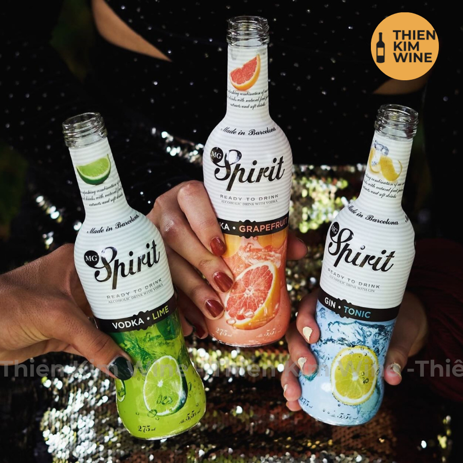 [Chính Hãng] - Rượu Cocktail Trái Cây Vodka MG Spirit 5,5% - Tây Ban ...