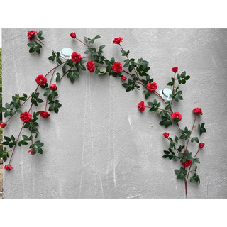 Dây hồng bạch trà gai leo cao cấp bền đẹp- Hoa lụa decor