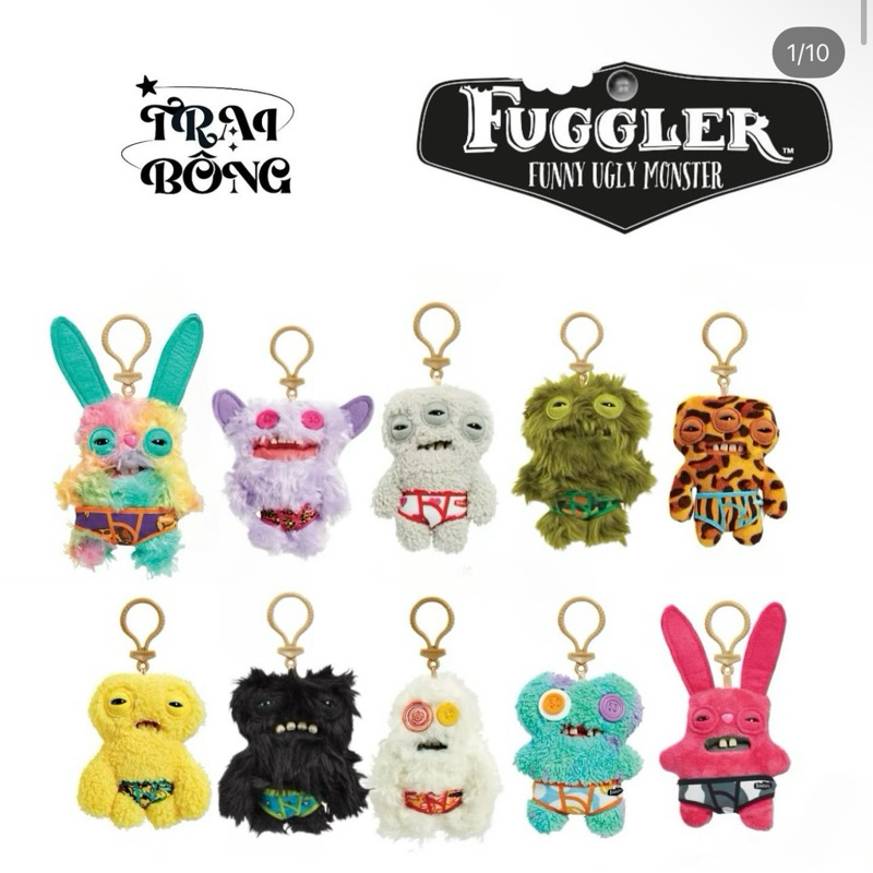 fuggler keyring bản mặc sì líp | Shopee Việt Nam