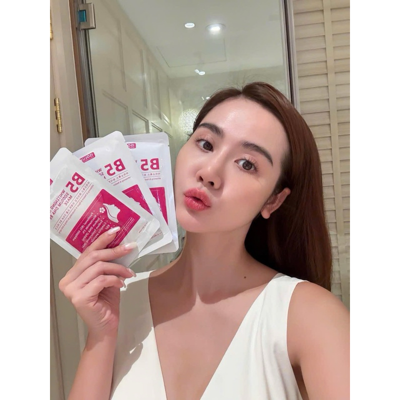 Combo 20-50 miếng Mặt nạ B5 ISOLUX Whitening Repair Sodium DNA B5 mask 25ml  Hàn Quốc hạn 2029 IS54