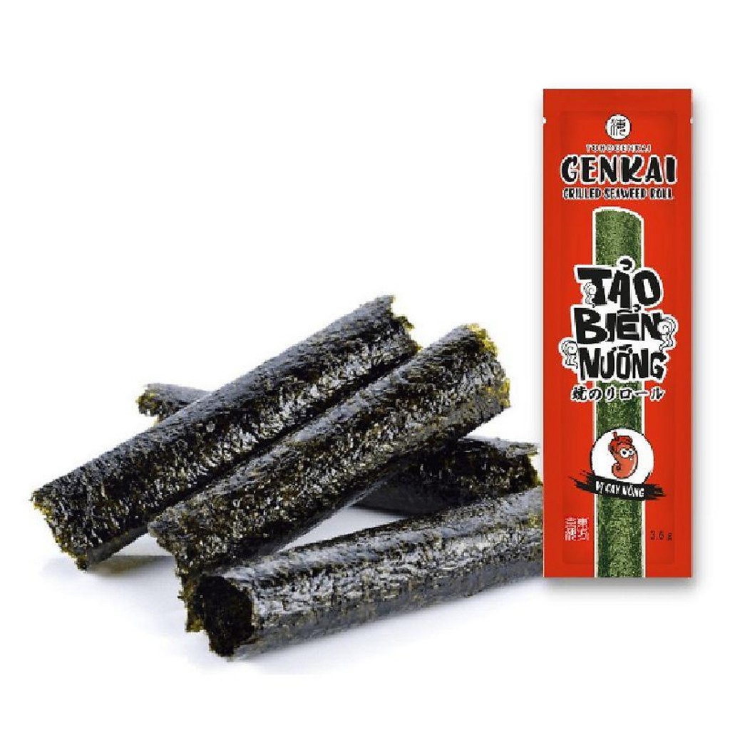 Rong biển nướng cuộn Genkai 10.8g - Lốc 3 gói | Shopee Việt Nam