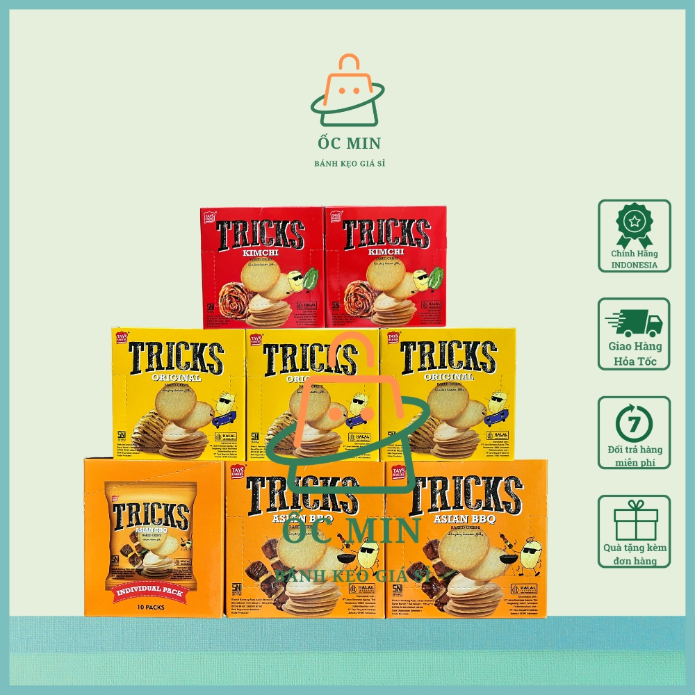 [RẺ VÔ ĐỐI] HSD 3/3/25, Bánh Khoai Tây Nướng Tricks, Tricks Baked ...