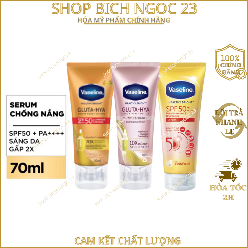 Serum Dưỡng Thể và Chống Năng Vaseline 70ml