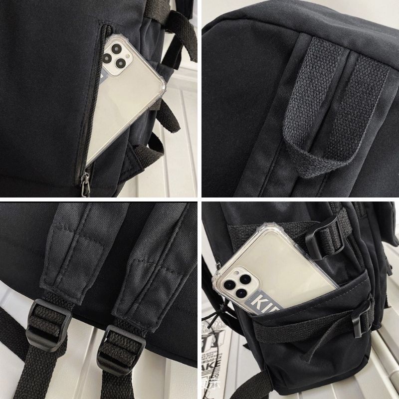 Balo Timo Nam nữ Đeo Vai  đựng laptop 15 inch vải dù mịn cao cấp bền đẹp đi chơi đi học thoải mái Bag balod i
