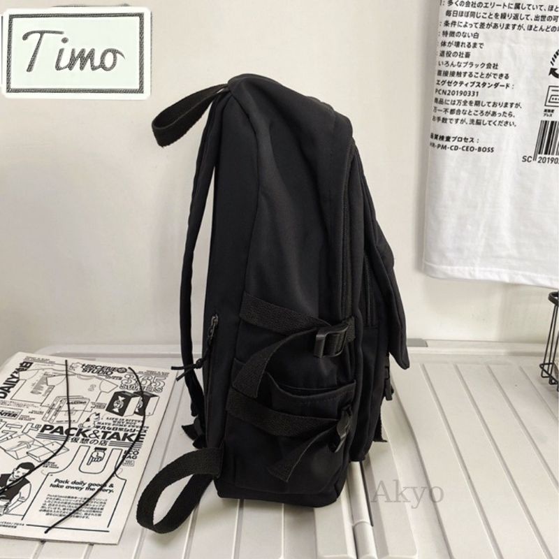 Balo Timo Nam nữ Đeo Vai  đựng laptop 15 inch vải dù mịn cao cấp bền đẹp đi chơi đi học thoải mái Bag balod i