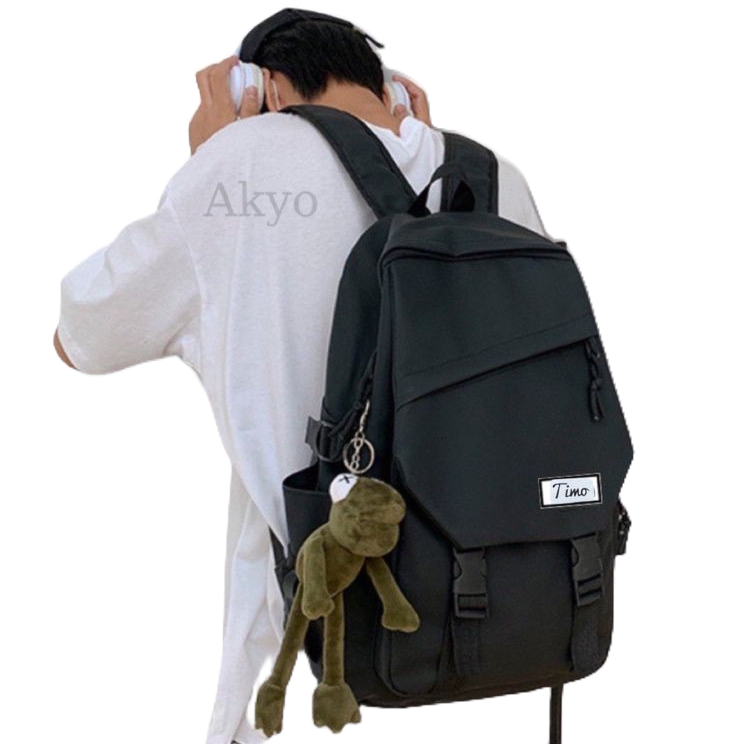 Balo Timo Nam nữ Đeo Vai  đựng laptop 15 inch vải dù mịn cao cấp bền đẹp đi chơi đi học thoải mái Bag balod i