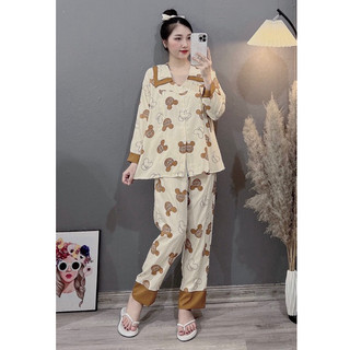 Bộ bầu - bộ sau sinh - BỘ ĐŨI LANH DÀI HÌNH CỔ NHỌN - Nhiều Mầu