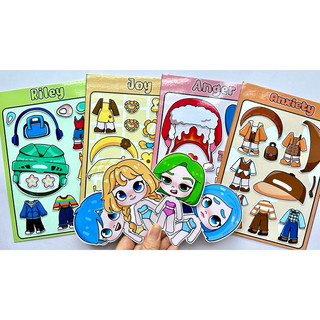 Đồ chơi bóc dán BST thời trang INSIDE OUT2 - Búp bê giấy