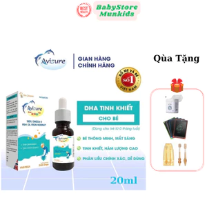 Avisure DHA smart kid DHA tinh khiết cho trẻ dạng nhỏ giọt 20ml hàng chính hãng