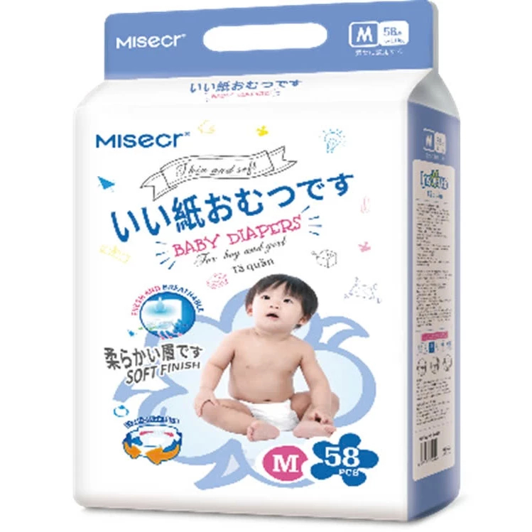Tã quần quần vệ sinh  New Baby Misecr tã em bé co giãn và mềm mại bỉm, thấm hút nhanh, không vón cục và thấm ngược