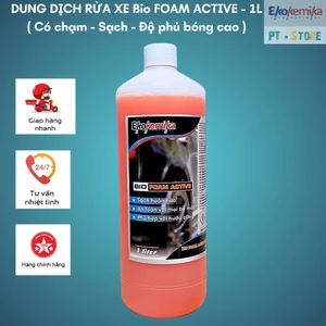 - BIO FOAM ACTIVE - DUNG DỊCH RỬA XE CÓ CHẠM - NHIỀU BỌT - SẠCH, ĐỘ PHỦ BÓNG CAO