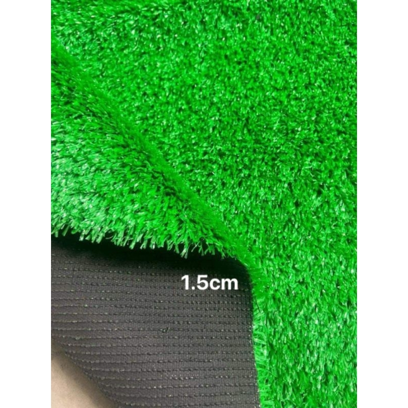 Thảm cỏ nhân tạo 1.5cm xanh non, 6m² (2m *3m) - trải sàn, sân vườn, decor sân khấu, dán tường
