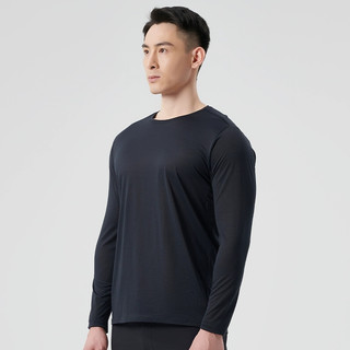 Áo dài tay giữ nhiệt form regular fit trơn CAMIO
