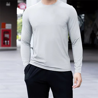 Áo dài tay giữ nhiệt form regular fit trơn CAMIO