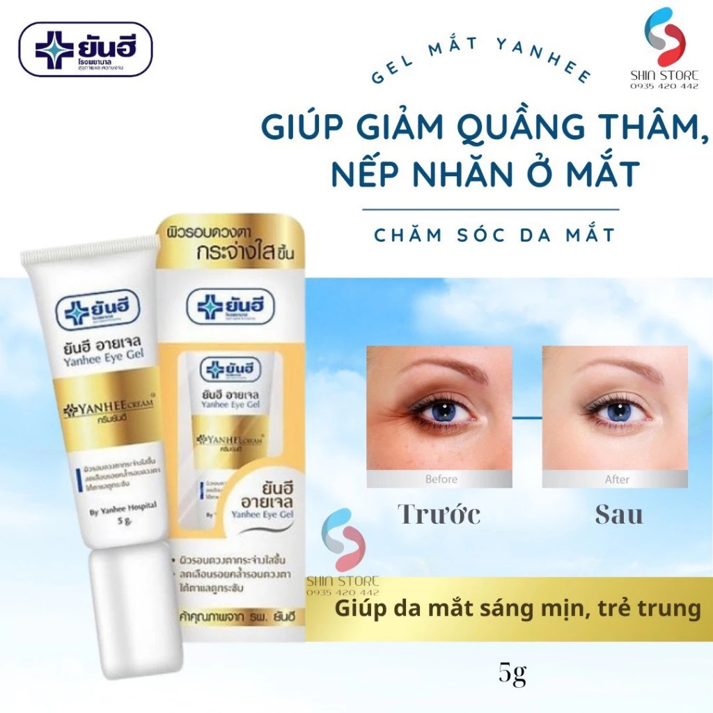 Kem thoa thâm quầng mắt Yanhee Thái Lan, kem dưỡng mắt quầng thâm bọng mắt 15gr