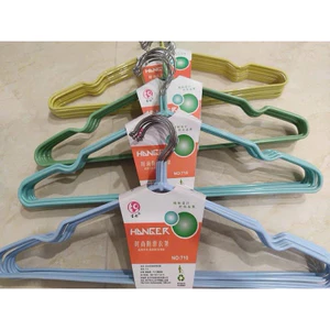 Móc treo quần áo inox bọc nhựa 39/10c