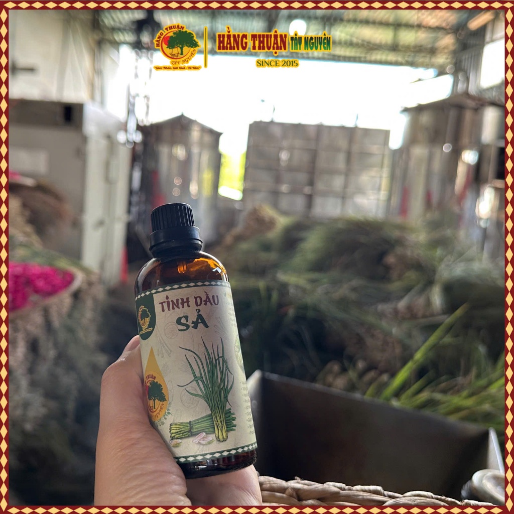 Tinh Dầu Sả Nguyên Chất 20-100ml Hằng Thuận Tây Nguyên