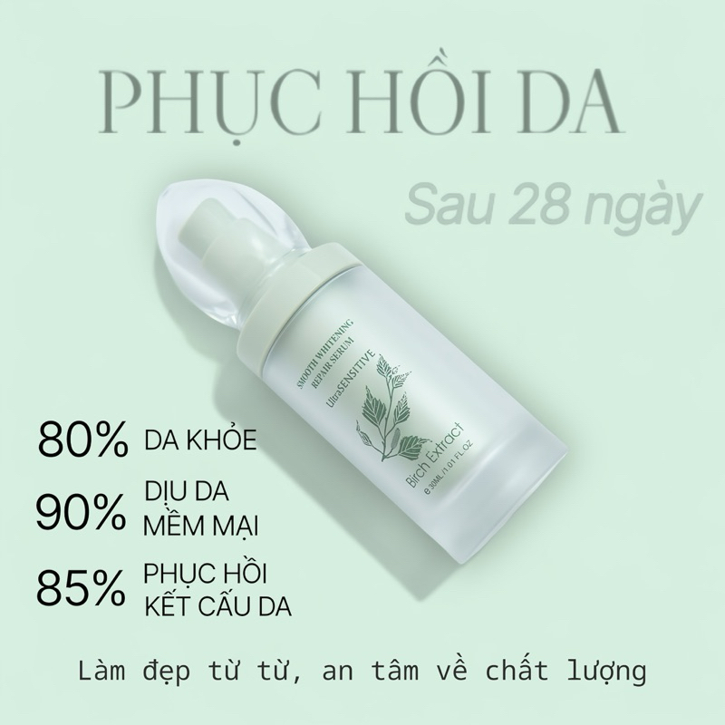 Serum giúp phục hồi da mỏng yếu cấp ẩm dưỡng trắng YOUDI 30ml