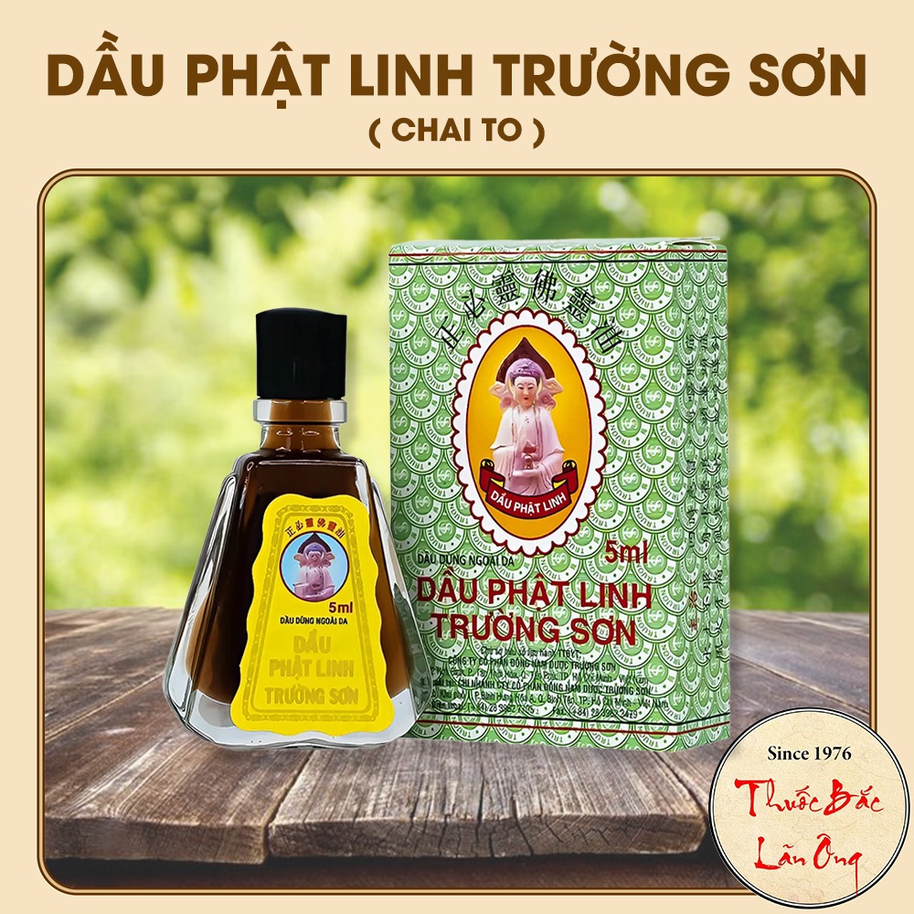 Dầu phật linh Trường Sơn, dầu gió đa dụng, giảm say tàu xe, giúp