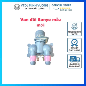 Van cấp nước đôi cho máy giặt Sanyo (loại mới)
