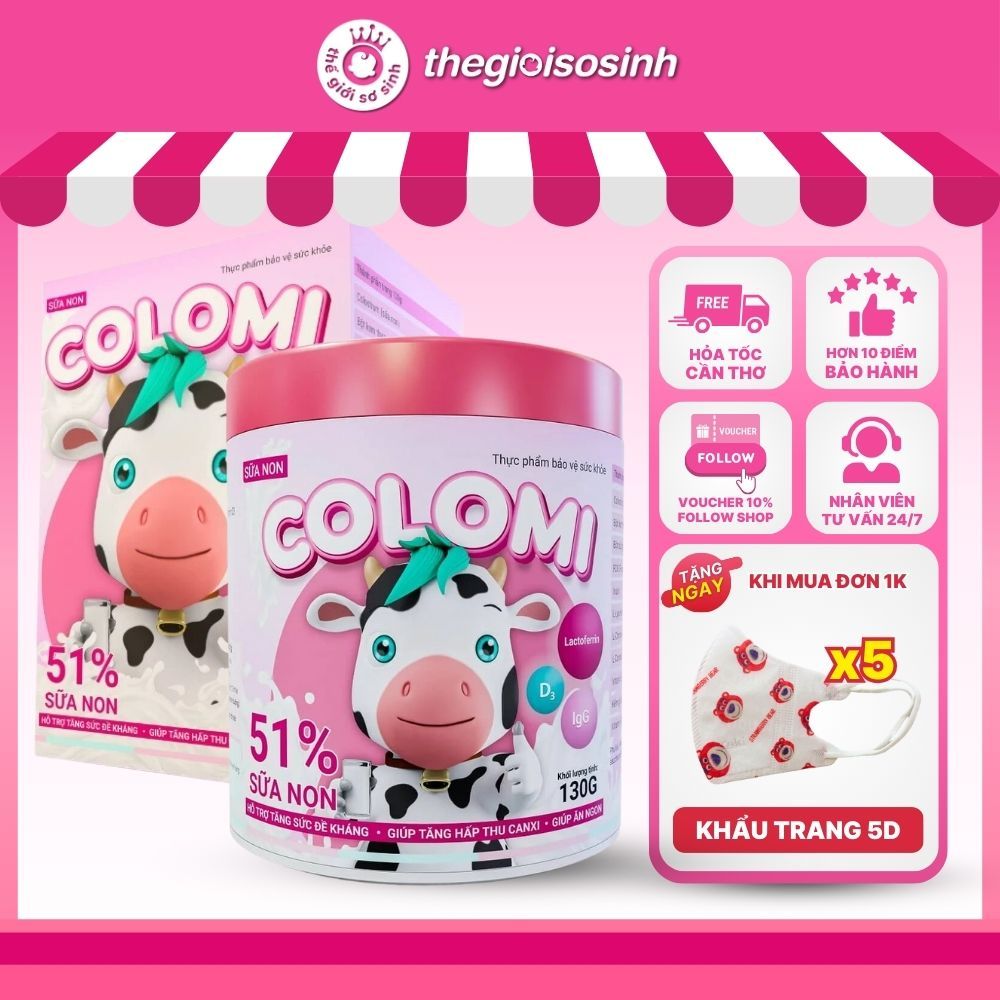 Sữa Non Colomi Dành Cho Trẻ Em Tăng Đề Kháng, Hỗ Trợ Tiêu Hóa, Bổ Sung Vi Chất Tăng Chiều Cao