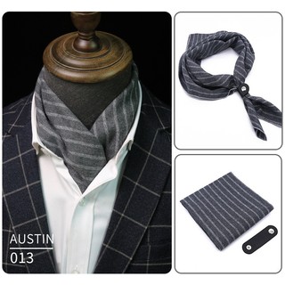 Khăn turban quàng cổ nam nữ đơn giản 60x60cm vải poly cao cấp nhiều màu trang nhã KÈM NÚT DA PKK05