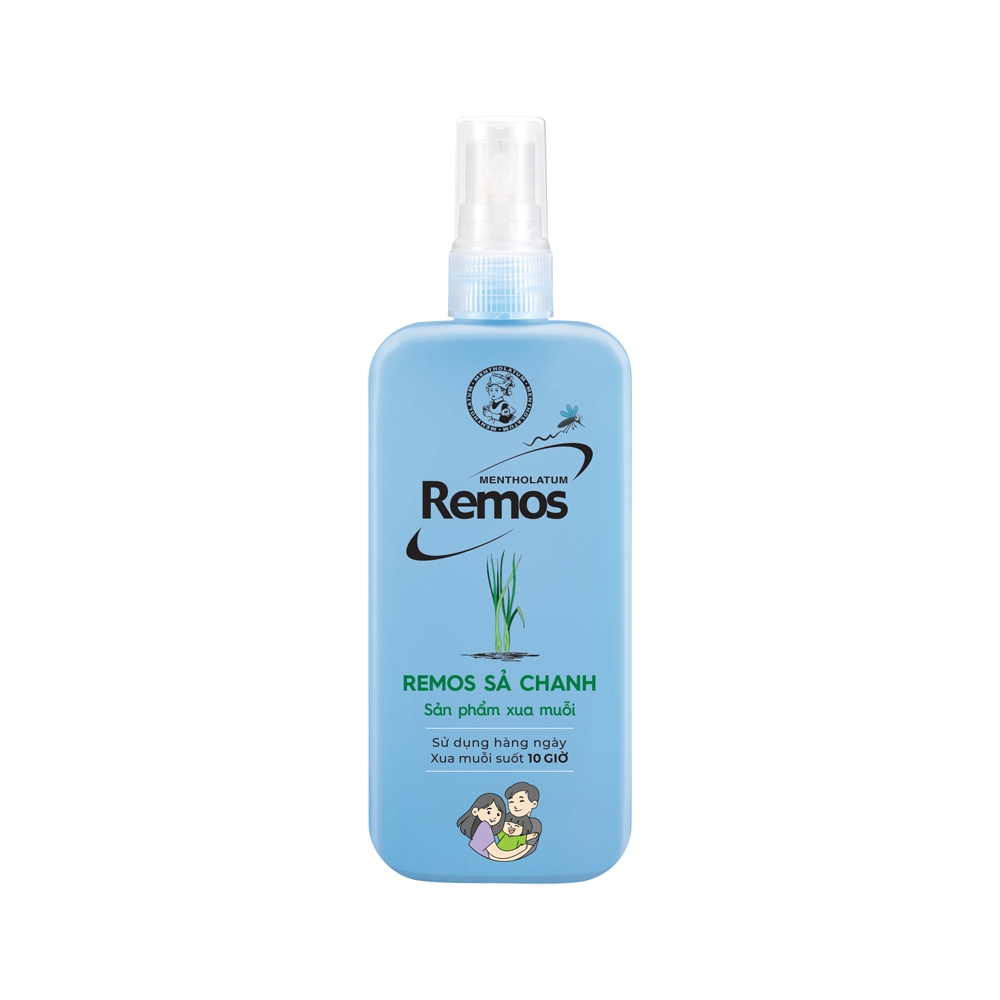 Ảnh Xịt chống muỗi hương sả chanh Rohto Mentholatum Remos 150ml 1