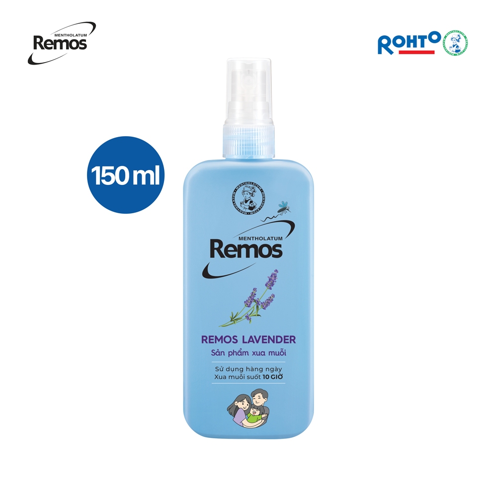 Ảnh Xịt chống muỗi hương lavender Rohto Mentholatum Remos 150ml 2