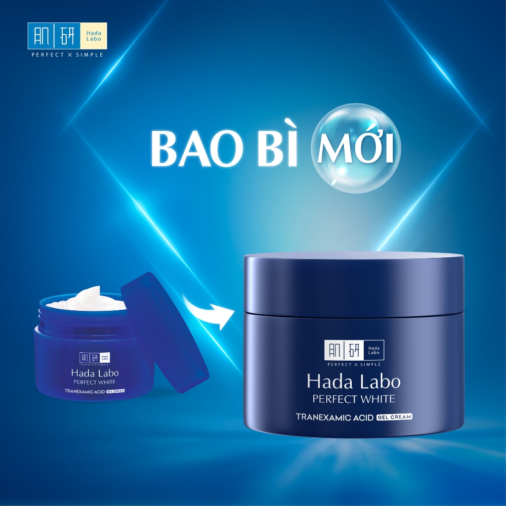 Ảnh Kem dưỡng trắng dạng gel Hada Labo Perfect White Tranexamic Acid Gel Cream 50g 4