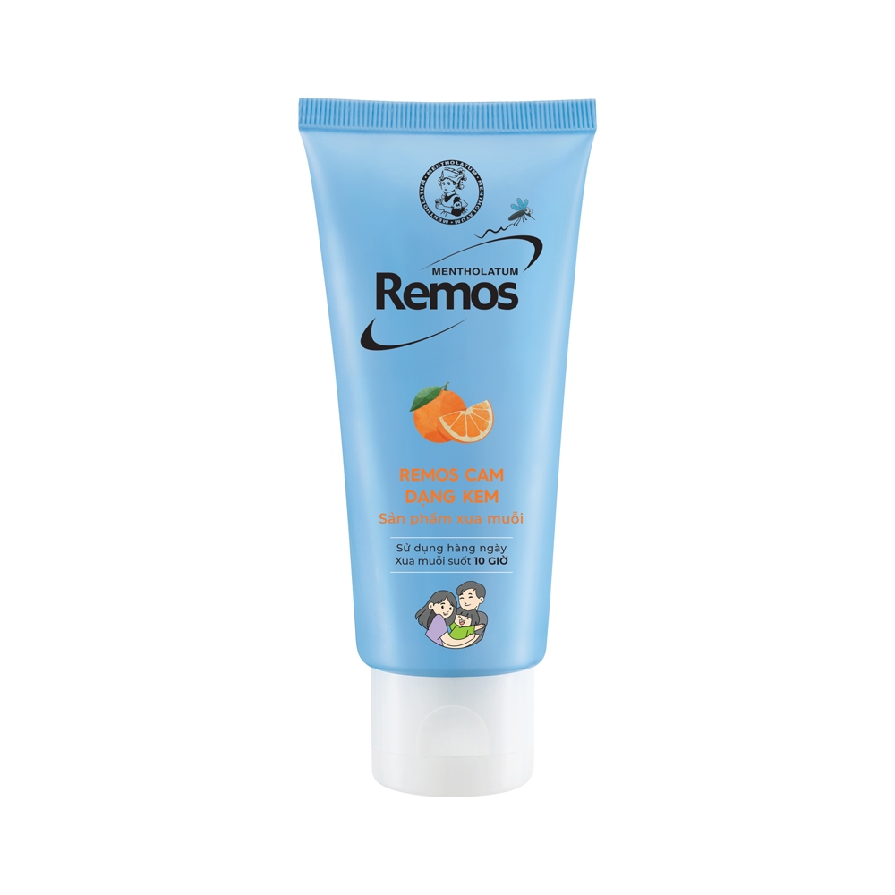 Ảnh Kem chống muỗi Rohto Metholatum Remos Hương Cam 70g 1