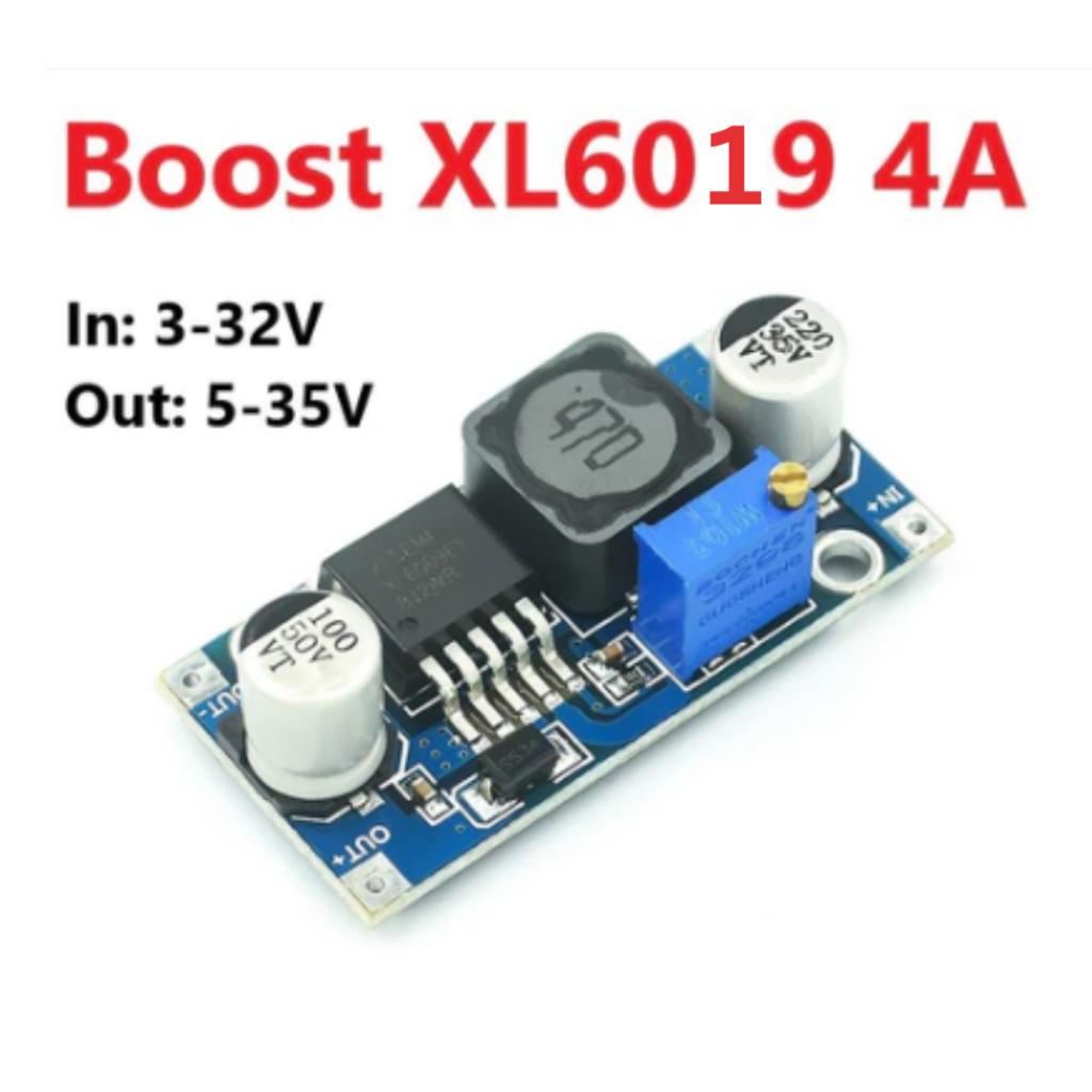 Mạch tăng áp XL6009, XL6019 4A vào 3V-32V Cho Ra 5V-35V, Module BOOST ...