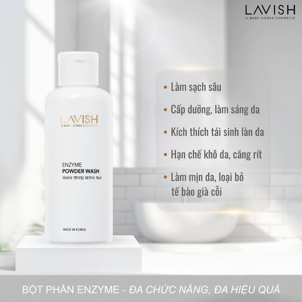 Ảnh Bột Phấn Rửa Mặt Lavish Enzyme Powder 3