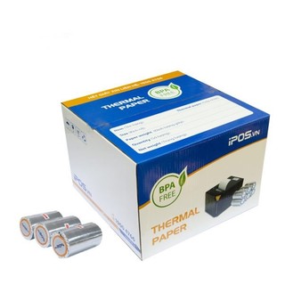 [Chính hãng] GIẤY IN BILL iPOS K57 - Chuẩn BPA-free an toàn cho sức khỏe, 100 cuộn/thùng - FREESHIP!