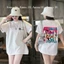 Áo thun cotton khô 3158 hình thêu trước in sau ( MICKY THÊU) TOP NAM NỮ