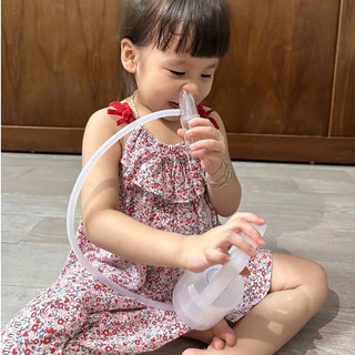 Dụng cụ hút mũi kéo tay Nasal chống trào ngược cho bé Ống hút mũi đầu nhựa/silicone