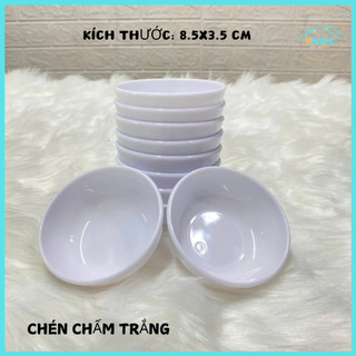[Sỉ] Bộ 10/20 chén chấm melamine tròn nhiều màu – Bền đẹp, tiện lợi – Hùng Home