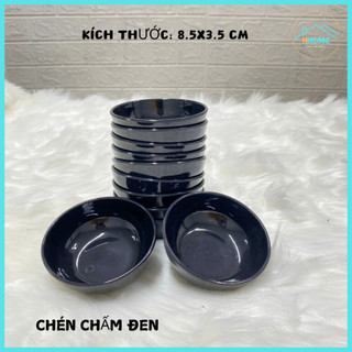[Sỉ] Bộ 10/20 chén chấm melamine tròn nhiều màu – Bền đẹp, tiện lợi – Hùng Home