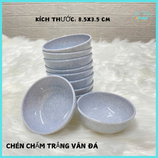 [Sỉ] Bộ 10/20 chén chấm melamine tròn nhiều màu – Bền đẹp, tiện lợi – Hùng Home