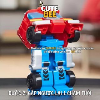 Đồ chơi Robot biến hình Transformers Optimus Prime 2in1 - Xuất xịn móp vỏ giá thanh lý BEE VNXK