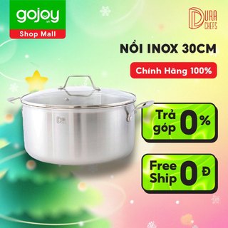 Nồi Inox bếp từ cao cấp DURACHEFS 30cm- Hàng chính hãng, bảo hành 05 năm