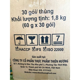 Thùng 30 gói - Hủ tiếu chay Như Ý rau nấm tỏi phi, sợi dai mướt từ gạo ST25