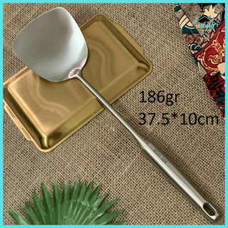 Vá Sạn Xẻng Chiên Xào Inox 304 - Tay Cầm Dài 37cm, Độ Bền Vượt Trội