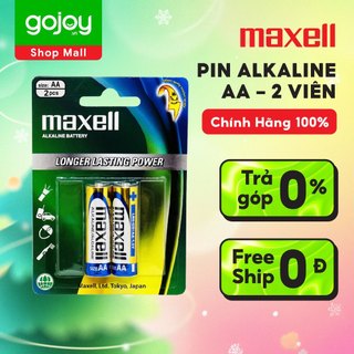 Pin Alkaline AA vỉ 2 viên MAXELL LR06GD2B Hàng chính hãng