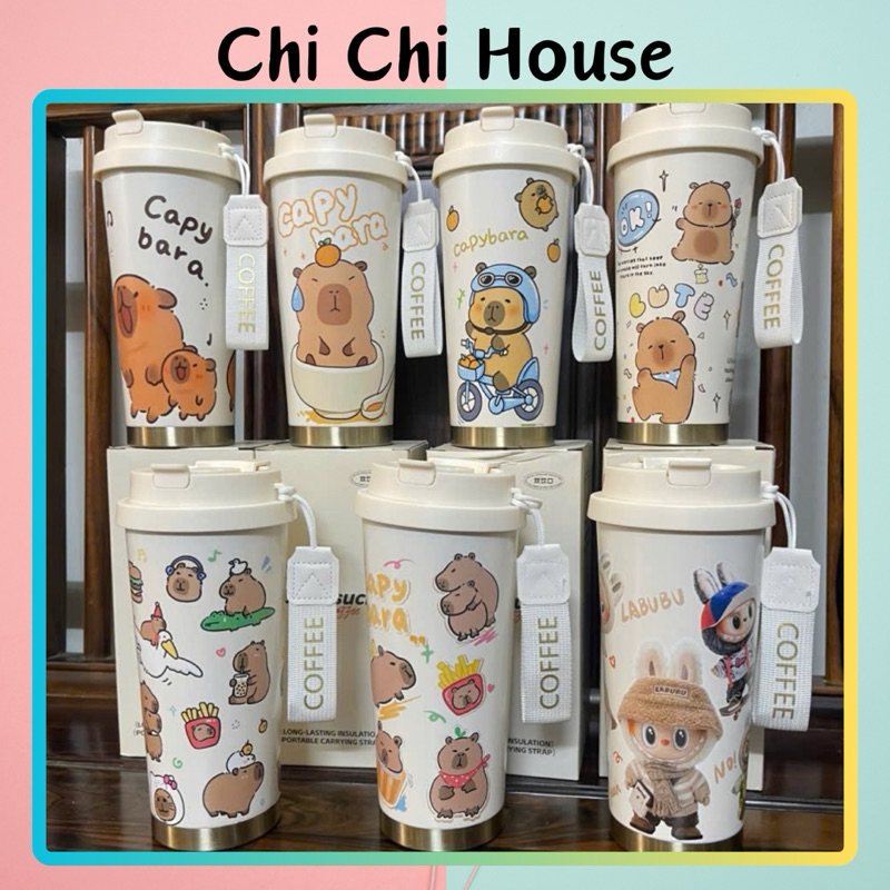 Ly Cốc giữ nhiệt Capybara bằng thép không gỉ inox 316 dung tích 500ml ...
